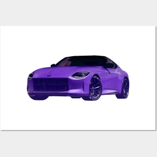 Nissan 400Z Purple Posters and Art